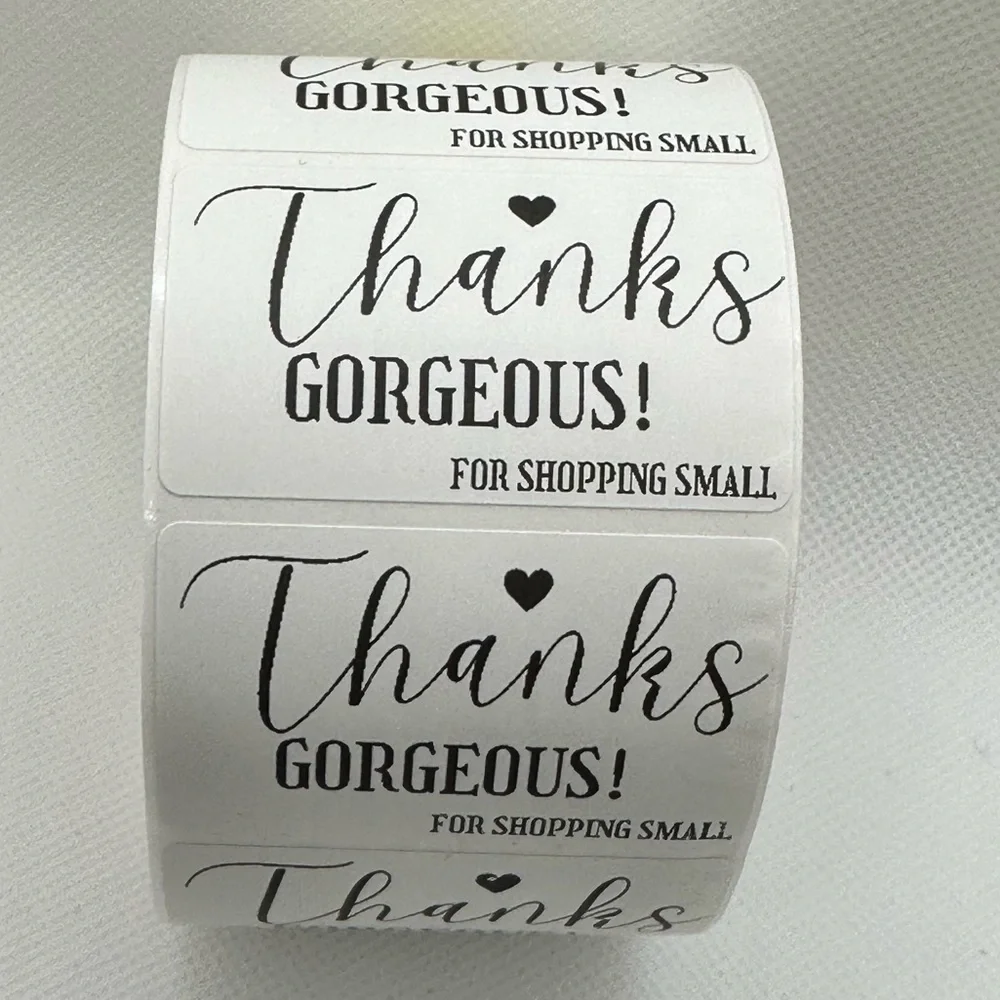 Thanks stickers  2" Stickers labels (100 roll ) NWT​​ - Picture 8 of 12